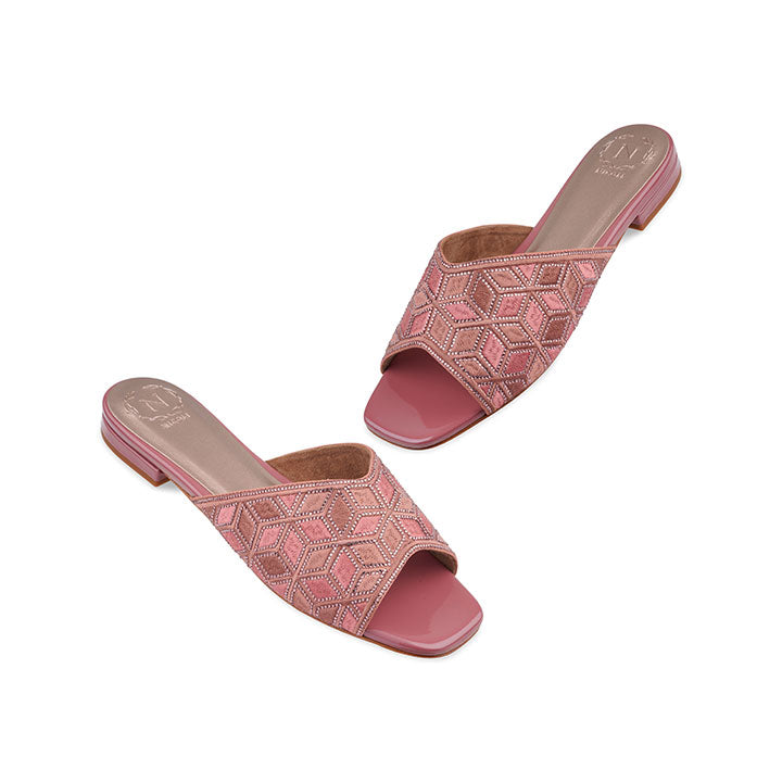Zafira Flat Sandal #color_malva