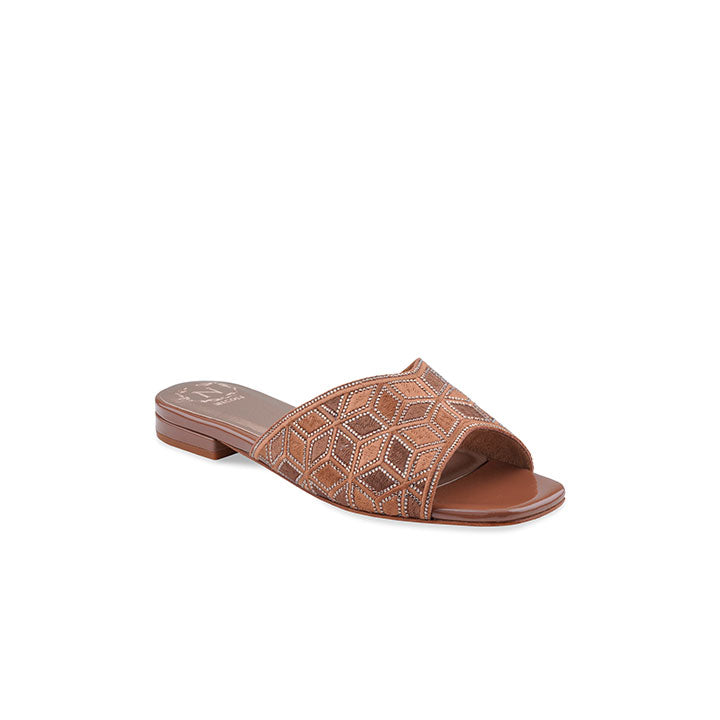 Zafira Flat Sandal #color_mocha