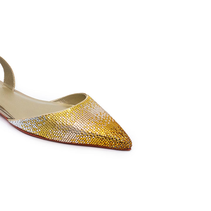 Zorina Flat Sandal #color_gold