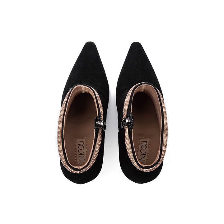 Sindel Luxury Boots #color_black gold
