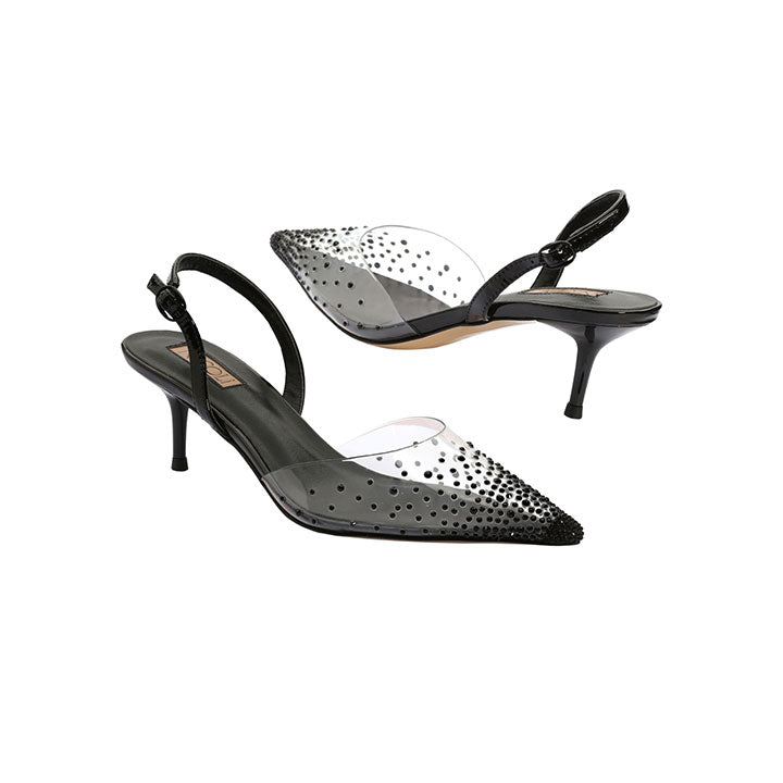 Flavie Kitten Heel #color_black