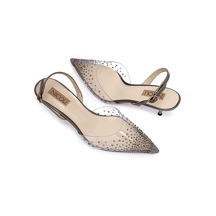 Flavie Kitten Heel #color_gunmetal