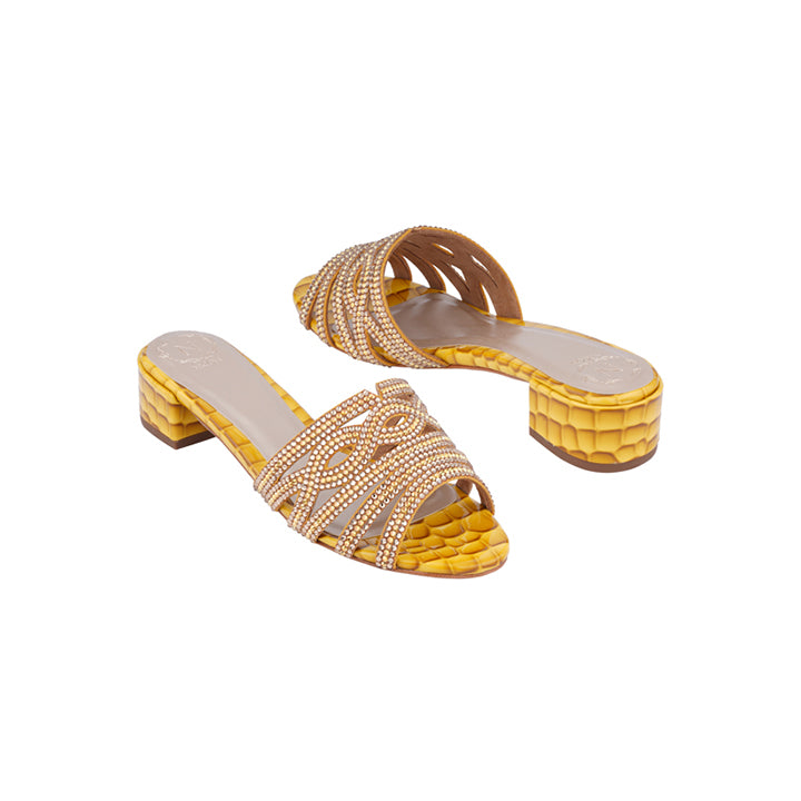 Kraus Box Heel #color_mustard