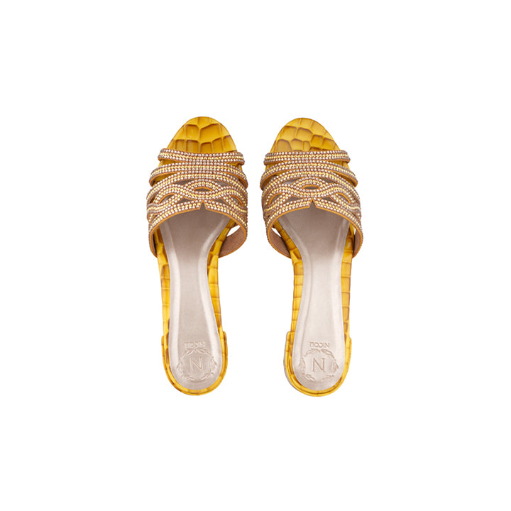 Kraus Box Heel #color_mustard