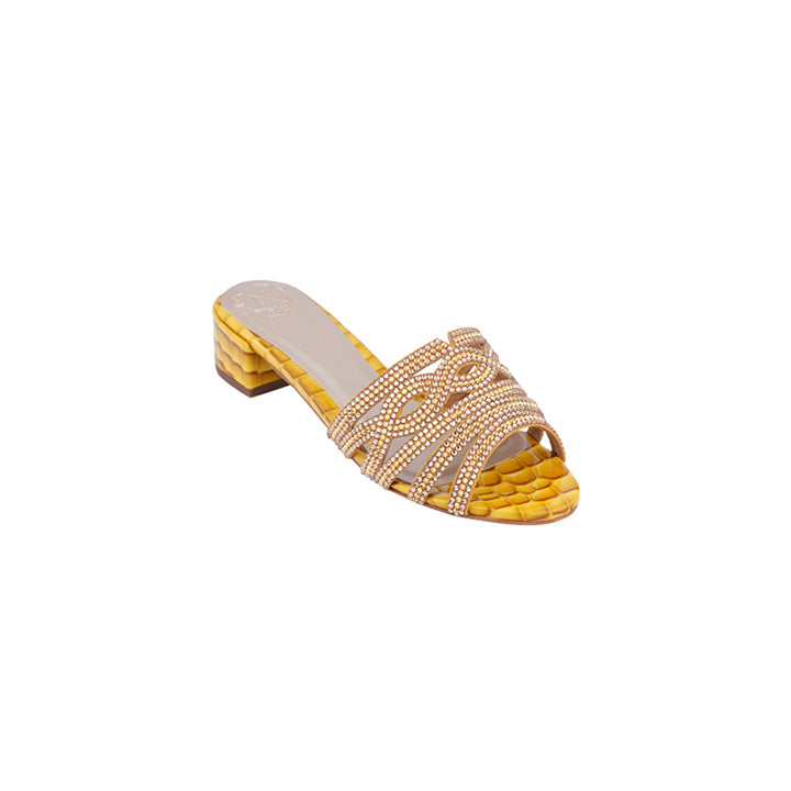 Kraus Box Heel #color_mustard