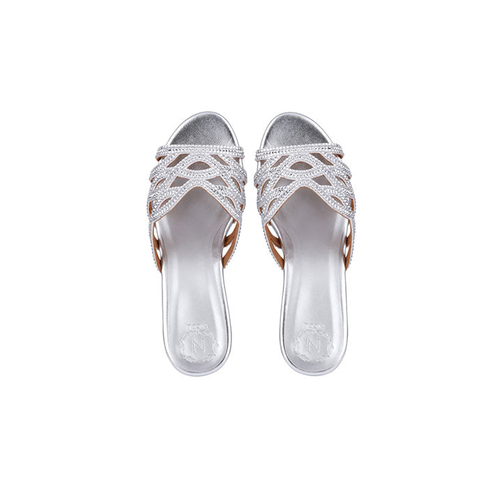 Stina Luxury Wedges #color_silver