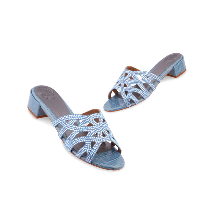 Braylee Box Heel #color_sky blue