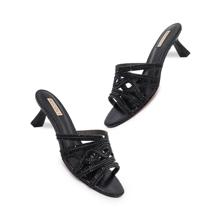 makenna Luxury Mule #color_black