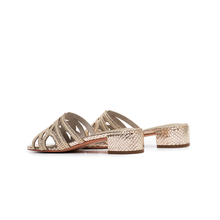 Leeandra Luxury Mule #color_gold