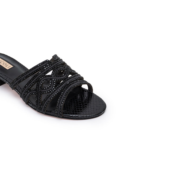 Leeandra Luxury Mule #color_black