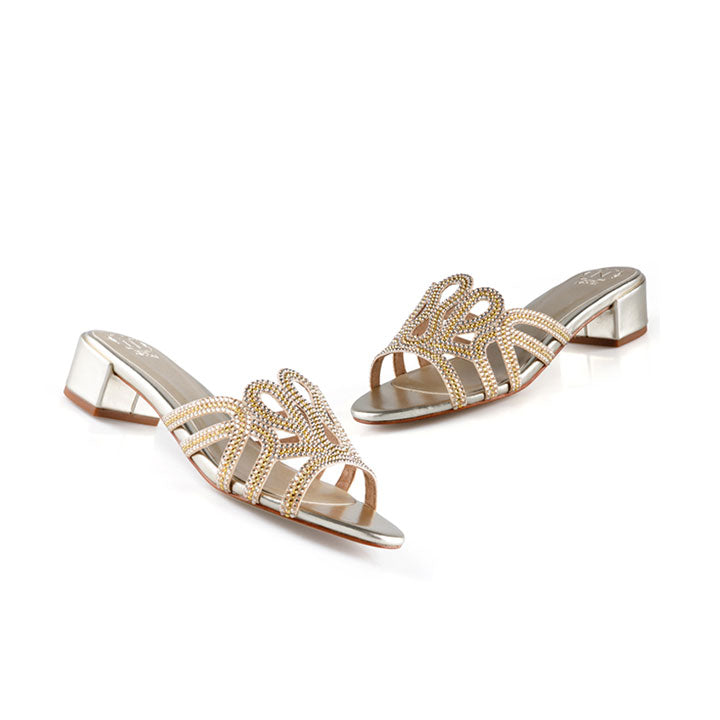 Lidia  Box Heel #color_gold