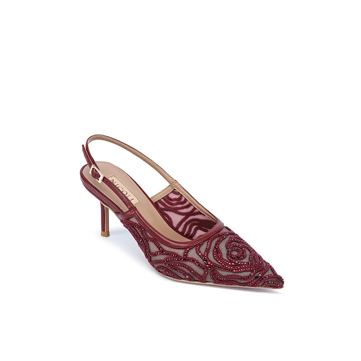 Samha Pump #color_burgundy