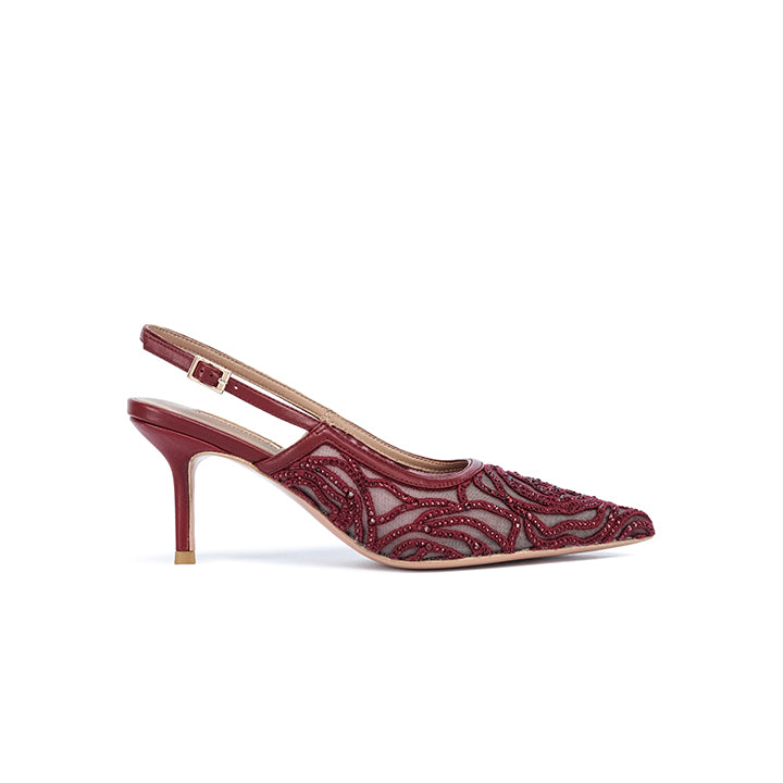 Samha Pump #color_burgundy