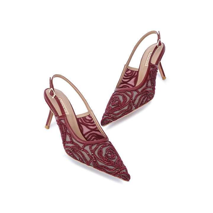 Samha Pump #color_burgundy