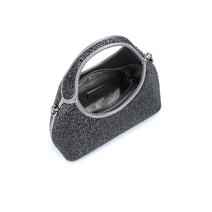 Shimmera Evening Bag #color_gunmetal