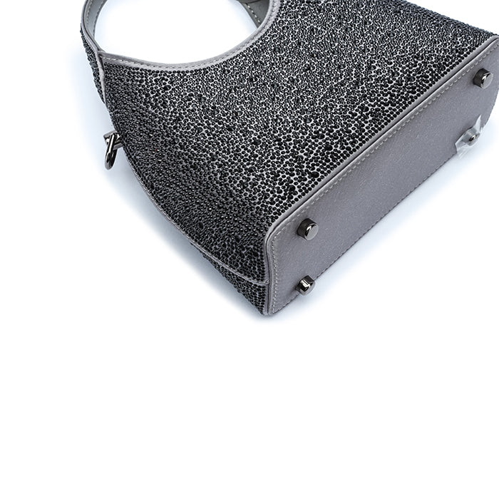 Shimmera Evening Bag #color_gunmetal