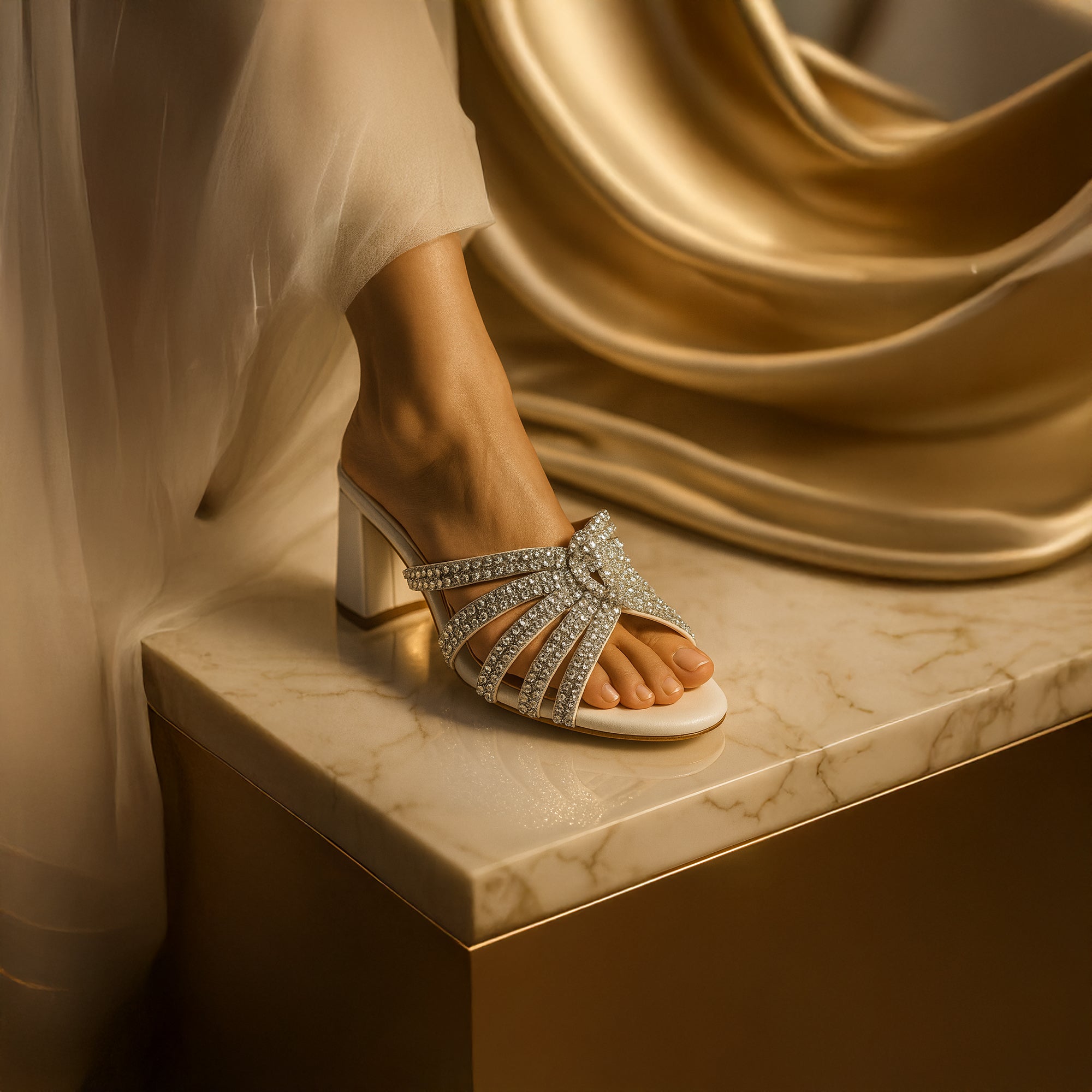 Svana Nicoli Luxury Embellished #color_white