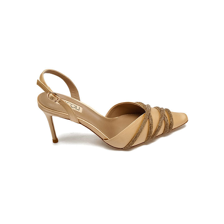 Abrily Luxury Embellished High Heel Sandal