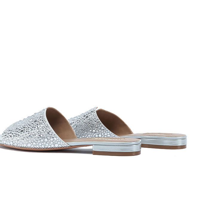 Amber Flat Sandal #color_silver