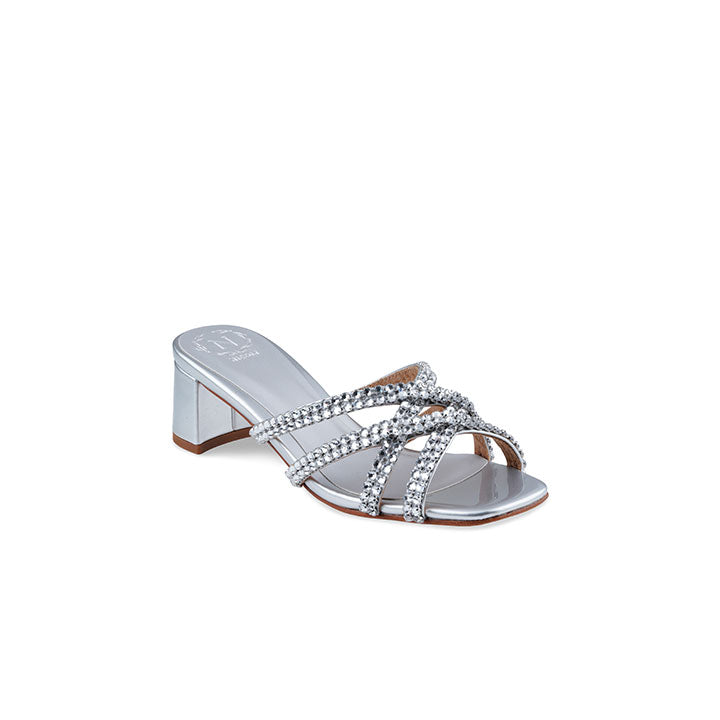 Augie  Box Heel #color_silver patent