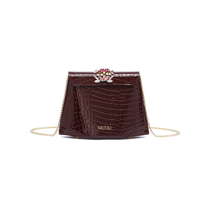Aurelie Evening Bag #color_cherry
