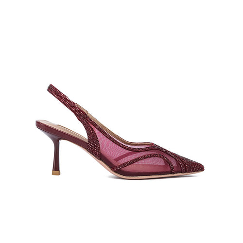 Aveen Pump #color_burgundy