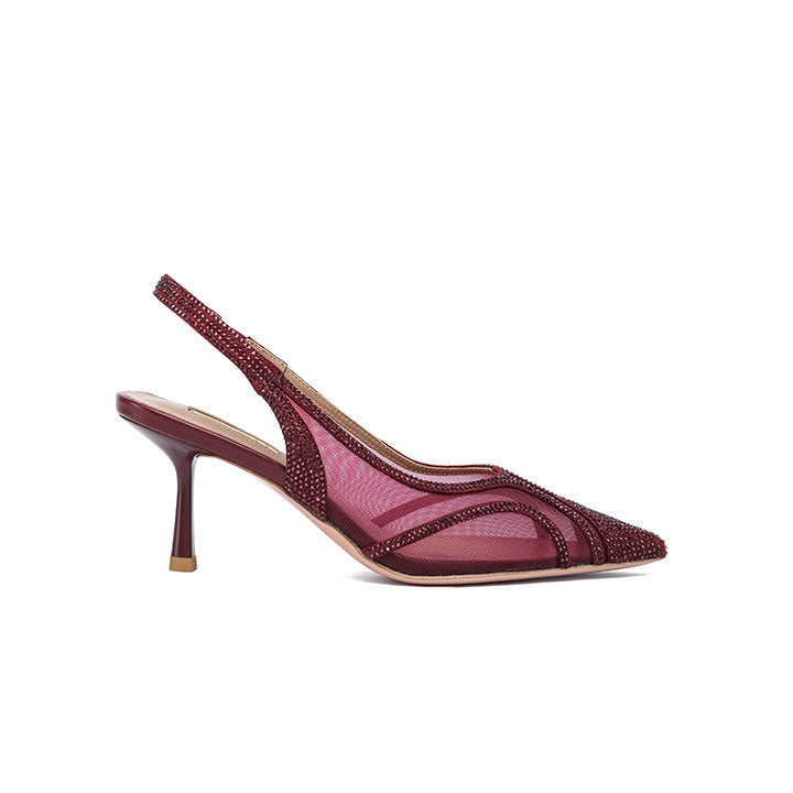 Aveen Pump #color_burgundy