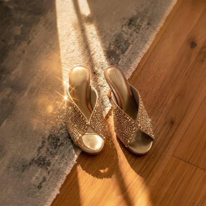 Assia Mule #color_gold