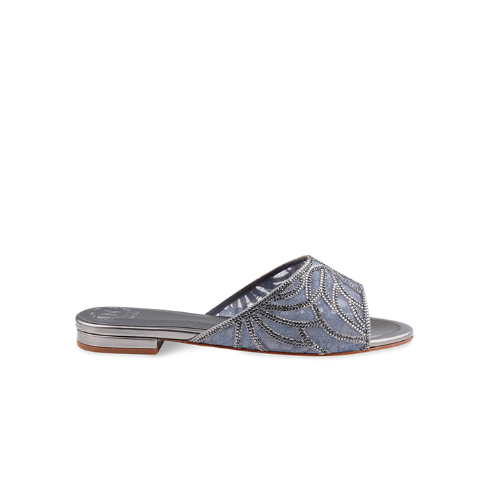 Baylor Flat Sandal #color_gunmetal