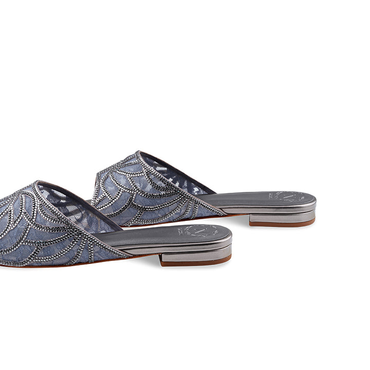 Baylor Flat Sandal #color_gunmetal