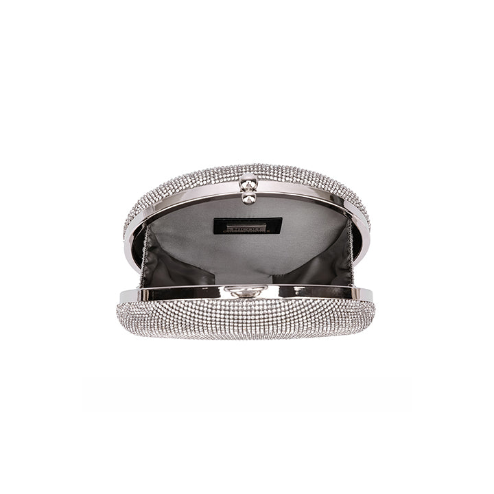 Nicoli Luxury Clutch #color_silver