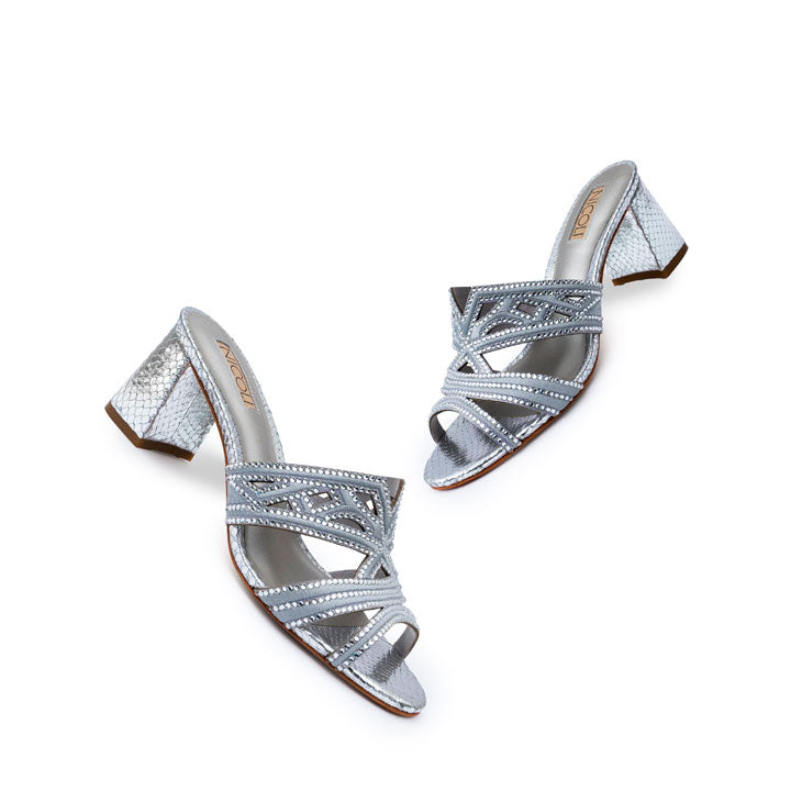 Carmella  Mule #color_silver