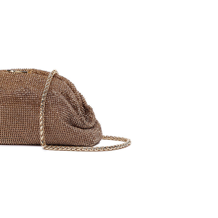 Nicoli Cezanne Slouchy Mesh bag #color_gold