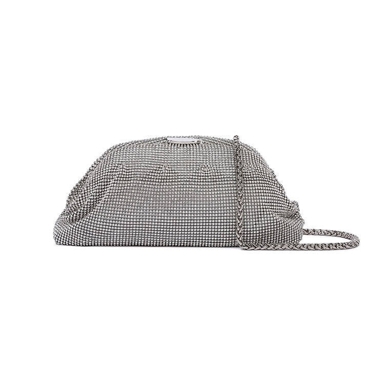 Nicoli Cezanne Slouchy Mesh bag #color_silver