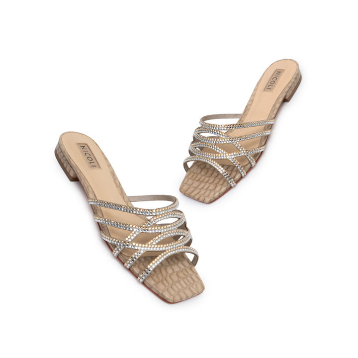 Charlize Luxury Flats #color_beige