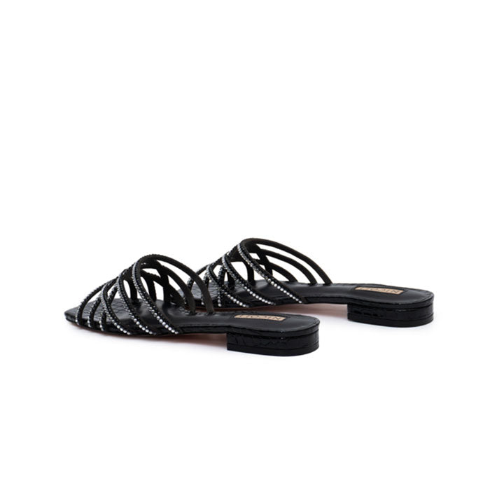 Charlize Luxury Flats #color_black