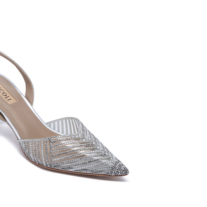 Clivia  Pump #color_silver patent