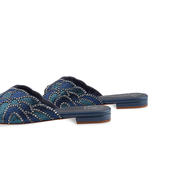 Darren Flat Sandal #color_navy blue