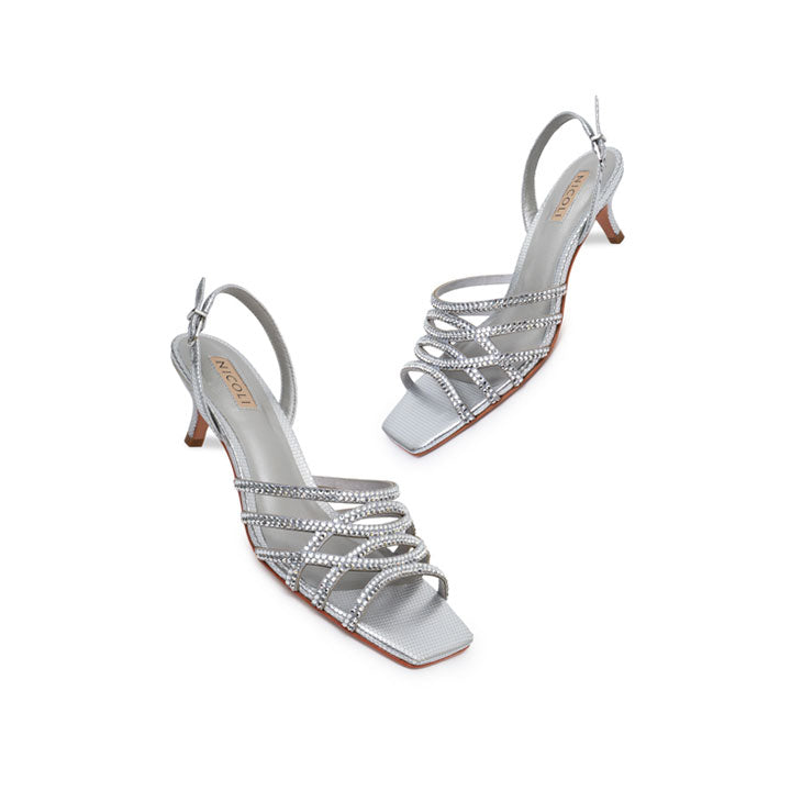 Delyth Luxury Mule #color_silver