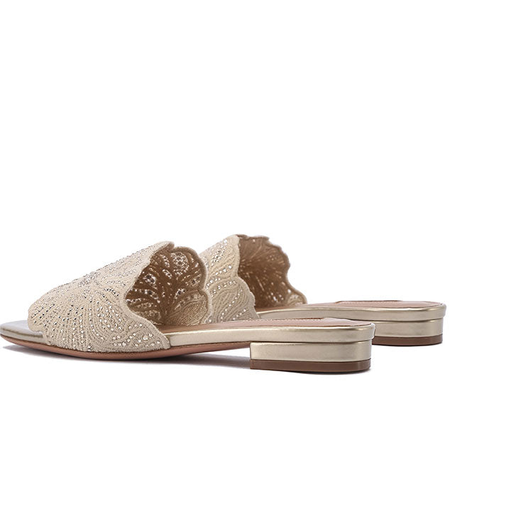 Elira Flat Sandal #color_gold