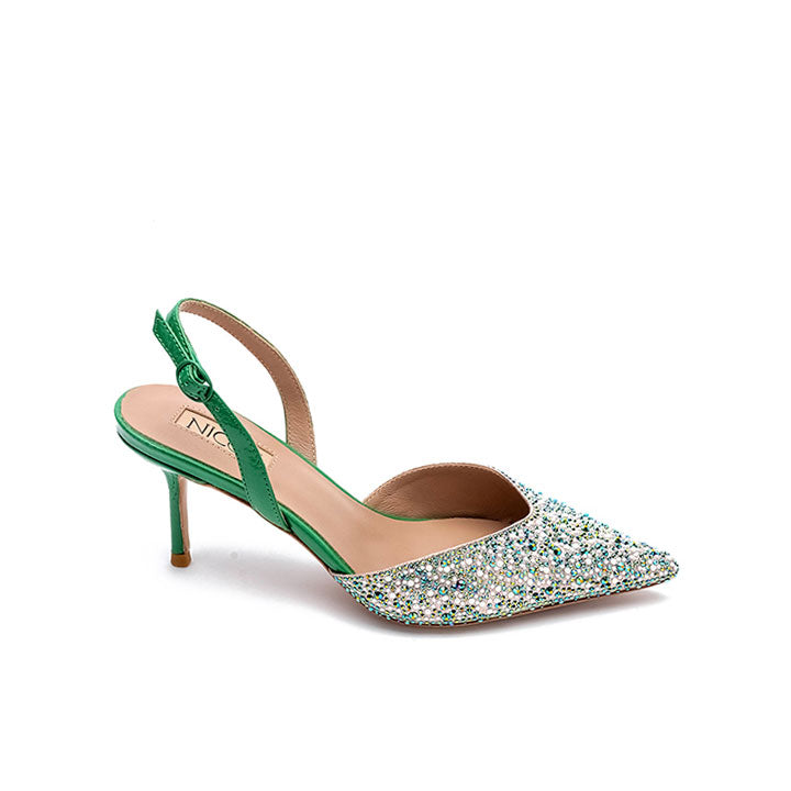 Esther  High Heel #color_green