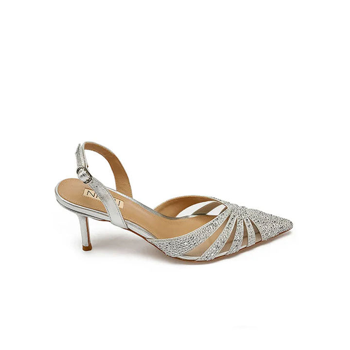 Evita   High Heel Sandal #color_silver