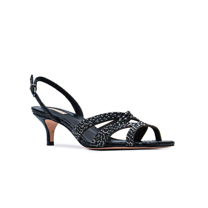 Fabrizio Embellished Mule #color_black