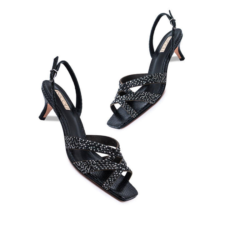 Fabrizio Embellished Mule #color_black