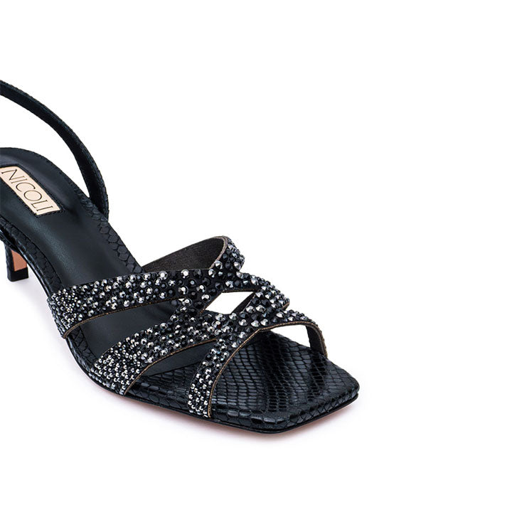 Fabrizio Embellished Mule #color_black