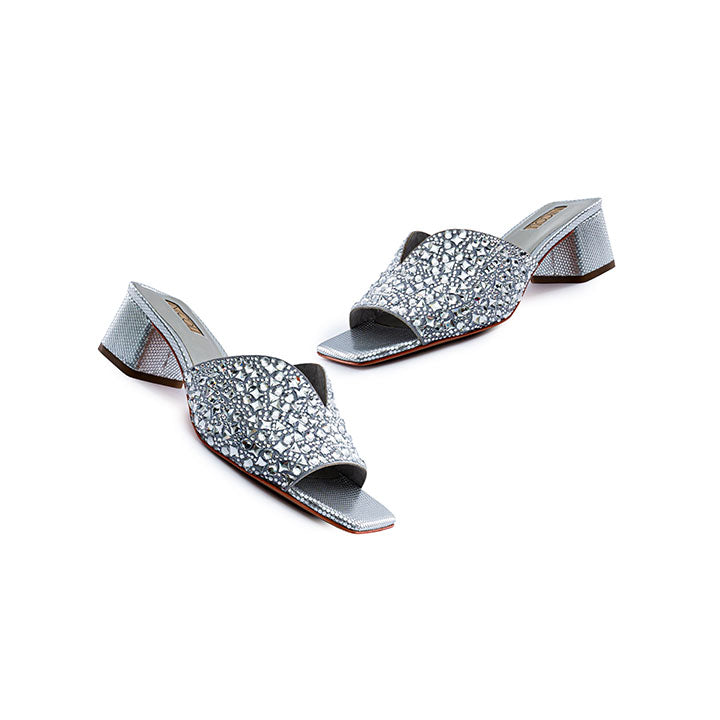 Faenza  Box Heel #color_silver