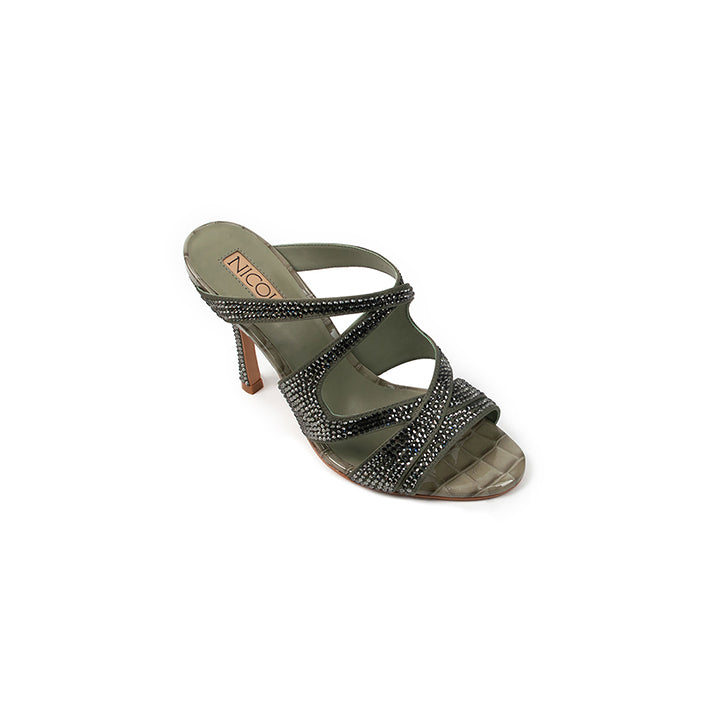 Feista  Luxury Box Heel Sandal #color_l grey