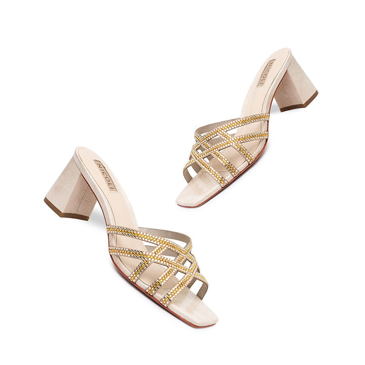 Felicen Luxury Mule #color_gold