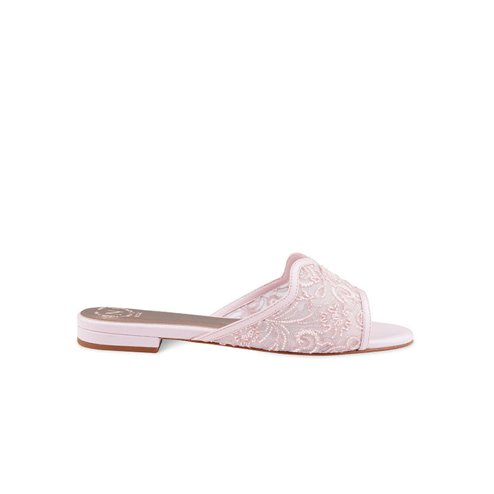 Fleur Flat Sandal #color_rose