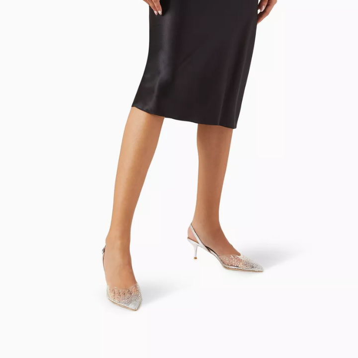 Flavie  Kitten Heel #color_silver